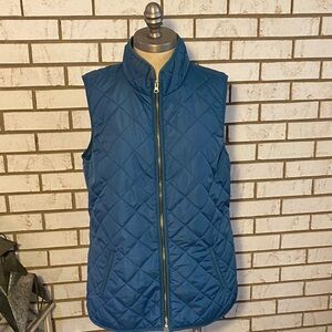 Old Navy Women's Deep Blue Quilted Vest